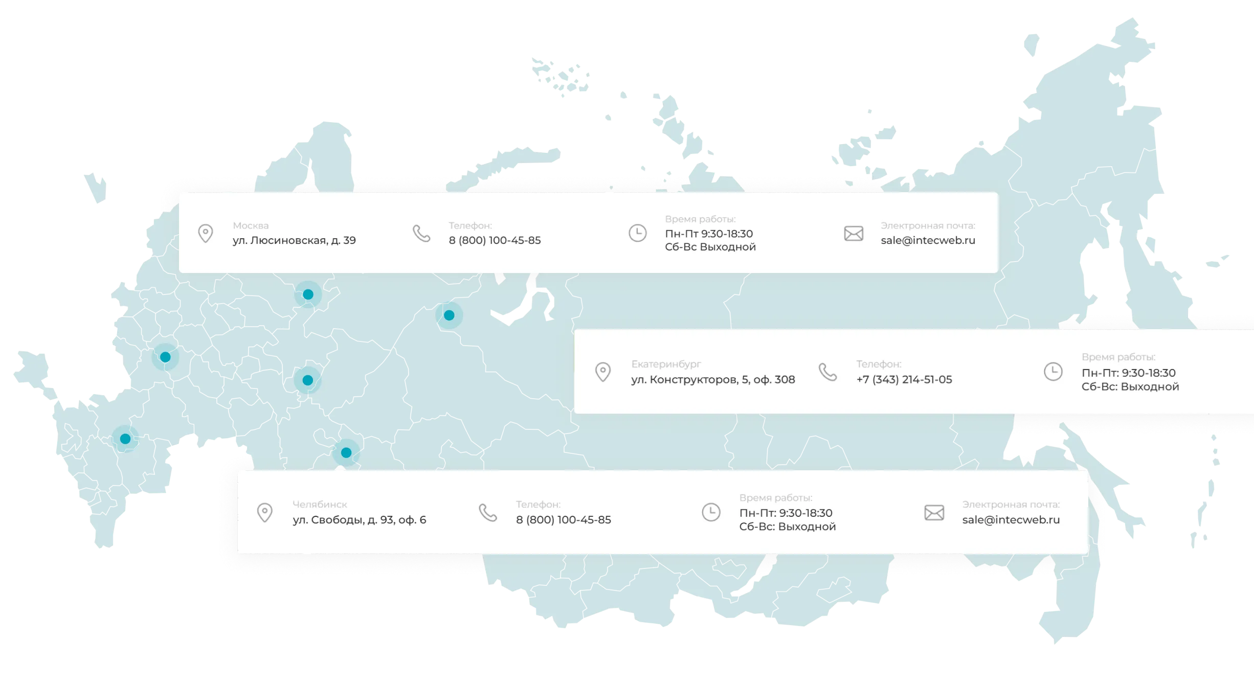 свой контент для региона